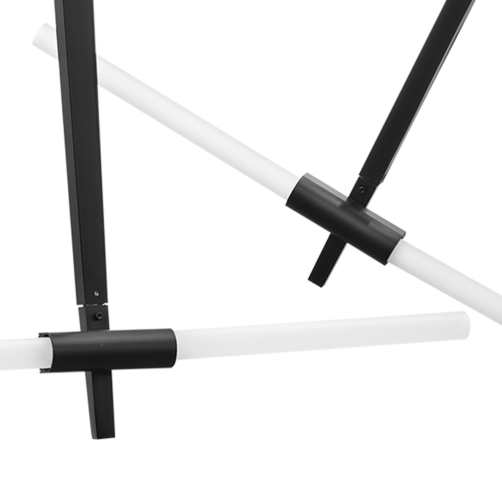 742107 Люстра STRUTTURA 10х6W (led) G9 ЧЕРНЫЙ МАТОВЫЙ