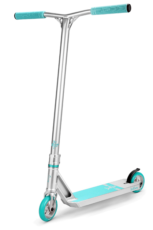 Самокат трюковой Zefir celadon 1/4 зелёный (изумрудный)