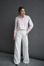 Блузка женская с принтом М-1352