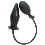 Анальный стимулятор, надувной "Pumpn Play Plug", Чёрный
