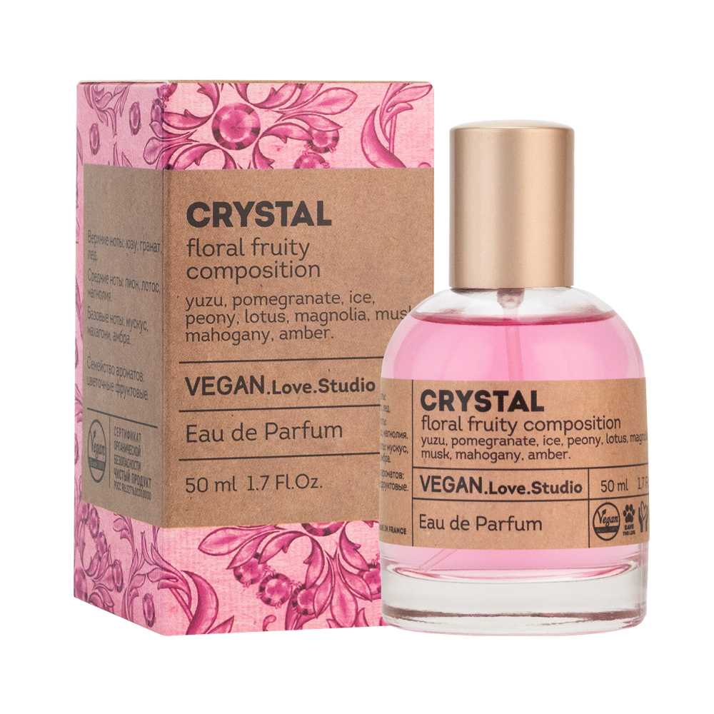 Вода парфюмерная Vegan Love Studio Crystal (Веган Лав Студио Кристал) – 50ml for women