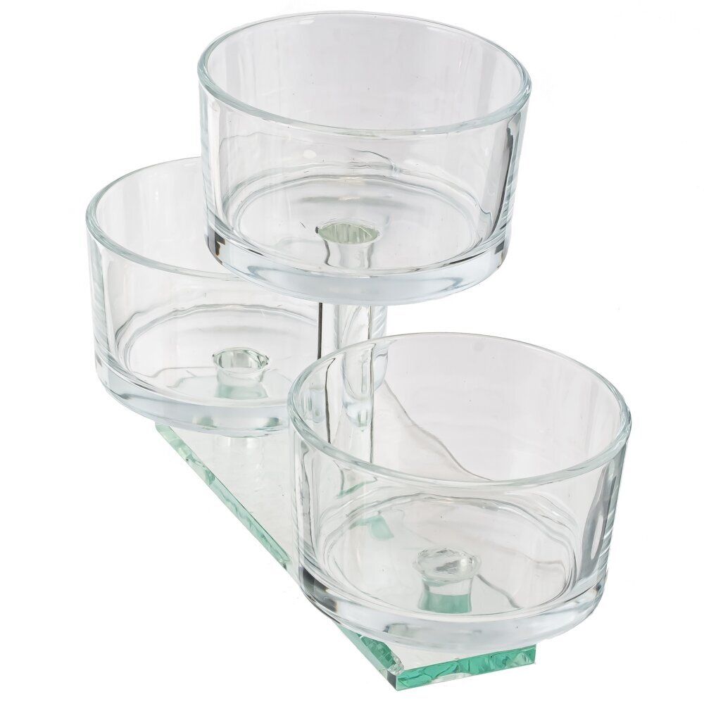 GAEM Подсвечник для 3-х свечей, L22 W9 H14 см