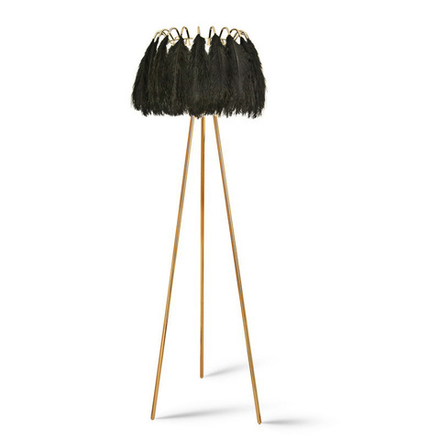 Floor design lamp Feather by Mineheart (Black)