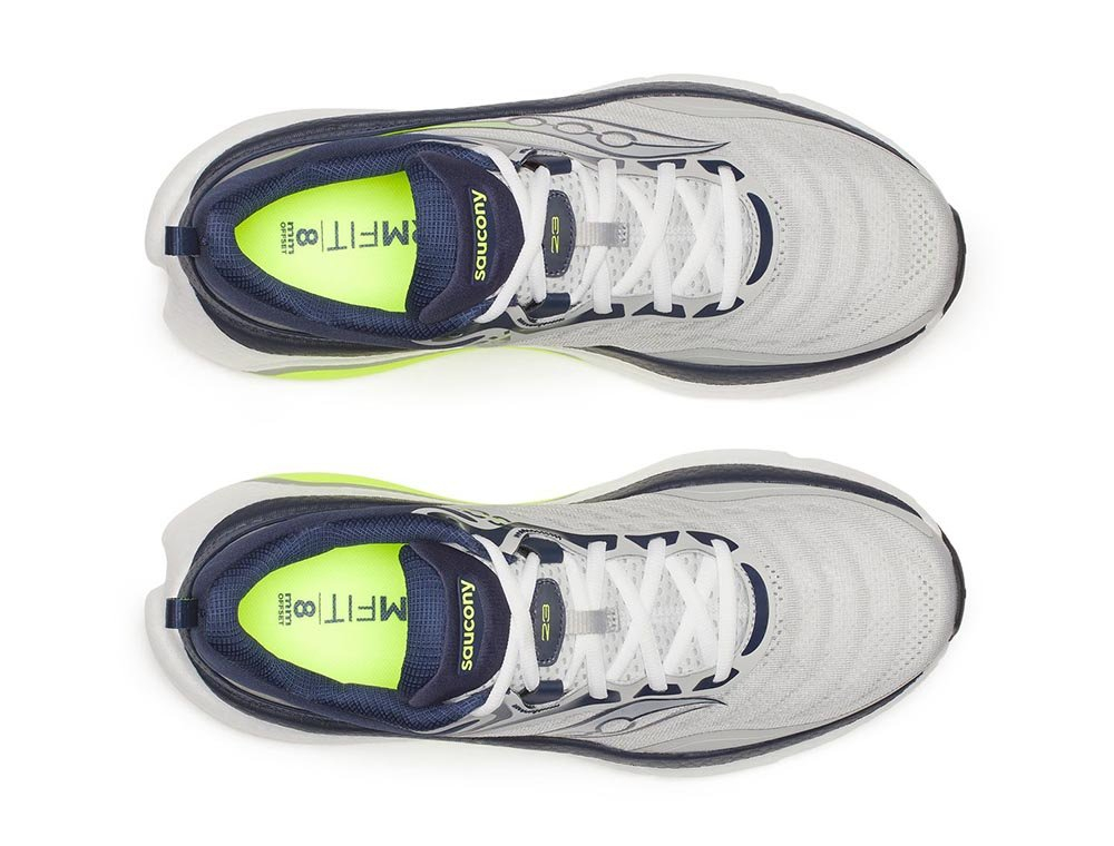 Кроссовки для бега мужские Saucony Omni 23 ST M Серо-Желтые