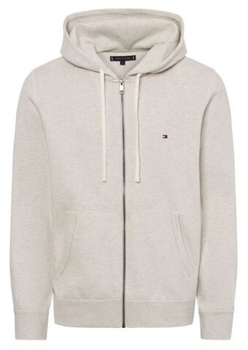 Мужская теннисная кофта Tommy Hilfiger Essential Fleece Zip Through - серый
