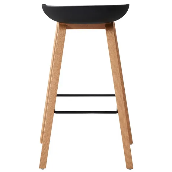 Барный стул Hey с черным пластиковым сиденьем | Купить в Hallberg.ru