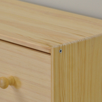 Комод 62х30х90, Раст, деревянный, с 4 ящиками для одежды, игрушек, вещей, из массива сосны, IKEA