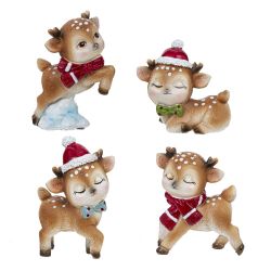 GAEM Фигурка декоративная "Олененок", L5,5 W3 H8 см, 4в.