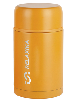 Термос для еды Relaxika 301 (1 литр), желтый