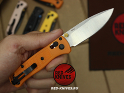 Нож Benchmade 533 Bugout Mini - оранж нейлон, клинок сатин RK/Н23