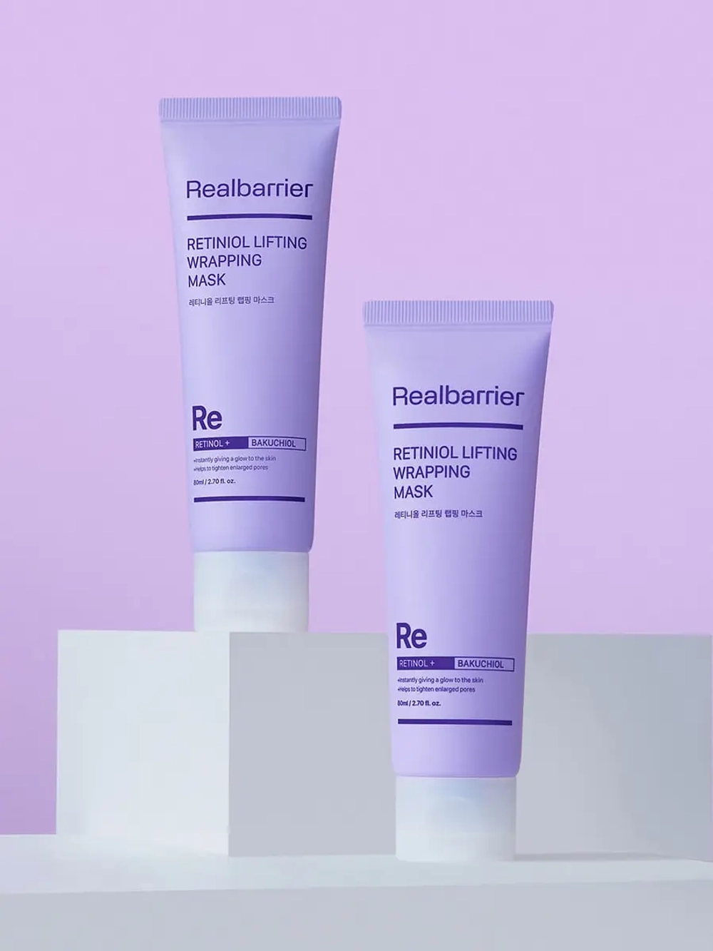 Real Barrier Маска-плёнка с ретинолом и коллагеном для лифтинга Retiniol Lifting Wrapping Mask 80 мл