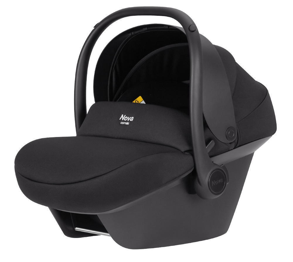 Коляска Carrello Alfa CRL-6522 2025 Nova DK791 Black Line с базой Isofix 4 в 1 Honey Beige