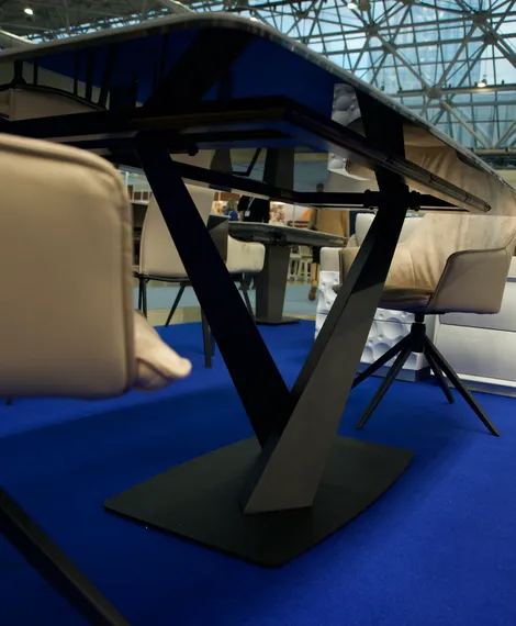 Стол Laurel 180х90 см черная керамика | Купить в Hallberg.ru