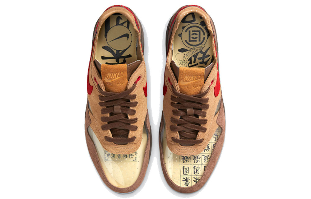 Кроссовки Clot X Nike Air Max 1 "Tea Leaf Brown" 2.0