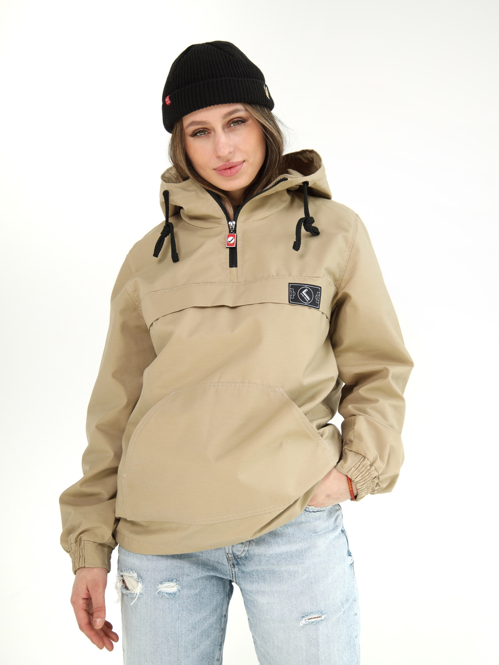 Анорак мужской без утеплителя бежевый Город Горький