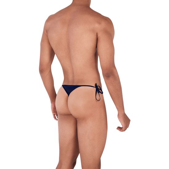 Мужские трусы стринги темно-синие Pikante KHAN THONG 033308