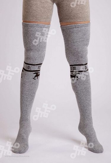 Чулки из  монгольской шерсти