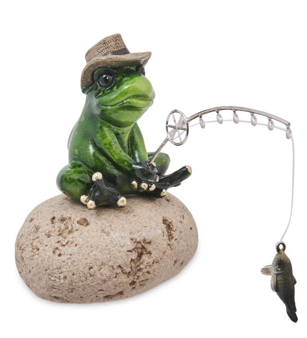 GAEM Art MN-303 Фигурка «Лягушка на рыбалке»