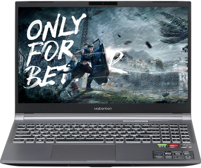 15.6" Ноутбук Maibenben X565 (1920x1080 144Гц, AMD Ryzen 5 6600H, 16ГБ DDR5, 512ГБ SSD, GeForce RTX 3050, Win 11 Pro)