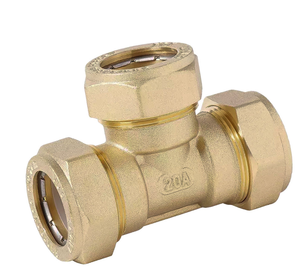 Тройник для гоф. трубы 20х20х20 VER-PRO (60/5шт)