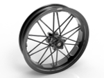 D-S-VQ5-BSB R3,50x17 5-HOLES FRONT TITANIUM SPORT WHEEL
