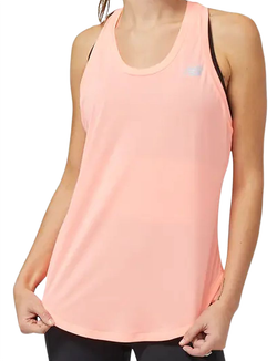 Женский топ теннисный New Balance Accelerate Tank - Розовый