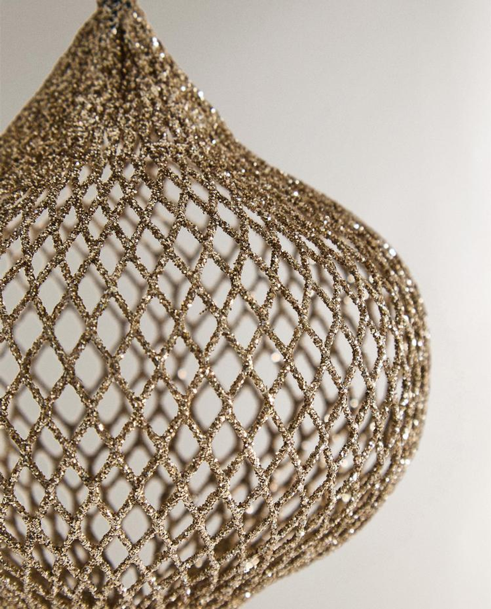 ZARA HOME СЕТЧАТЫЙ ЕЛОЧНЫЙ ШАР, СЕРЕБРЯНЫЙ