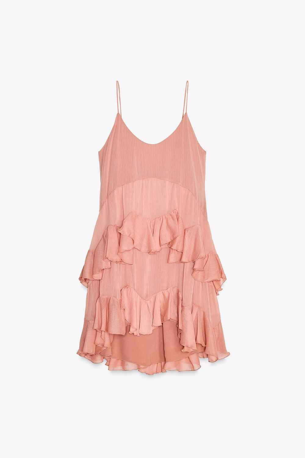 Короткое платье с воланами — zw collection