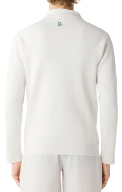 Мужская теннисная кофта Lacoste Tennis x Novak Djokovic Sportsuit Jacket - white