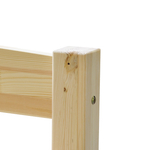 Кровать двухъярусная, 90х200х145, Дана, для детей, деревянная, лак, Dipriz