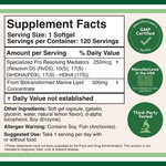 Double Wood Supplements - SPM (Pro-Resolving Mediators) - 120 x 500 mg softgels
