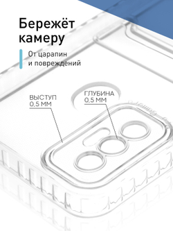 Чехол ROSCO для Tecno Spark 7 (арт. TCN-S7-TPU-01-POCKET )