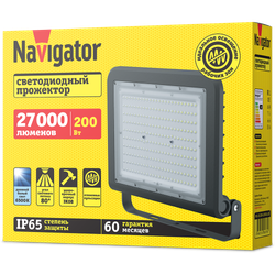 Светильник Navigator 80 678 NFL-02-200-6.5K-BL-LED