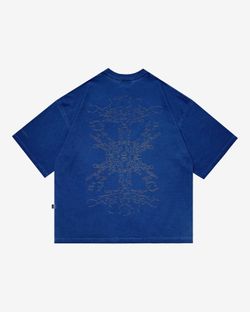Футболка Fractal Blue Garment Dyed