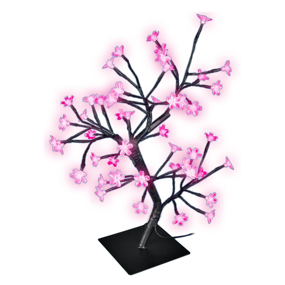 ULD-T3545-048-SBA PINK IP20 SAKURA Дерево светодиодное Сакура. 45 см. 48 светодиодов. Розовый свет. Провод черный. TM Uniel.