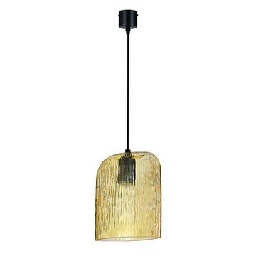 Подвесной светильник 1*E27 V000613 11073/1P Amber черный/янтарный Pioggia Indigo