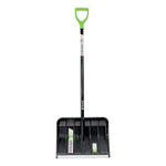 Лопата для уборки снега, полипропилен, 455х345х1330 мм, алюминиевый черенок, BASE Palisad