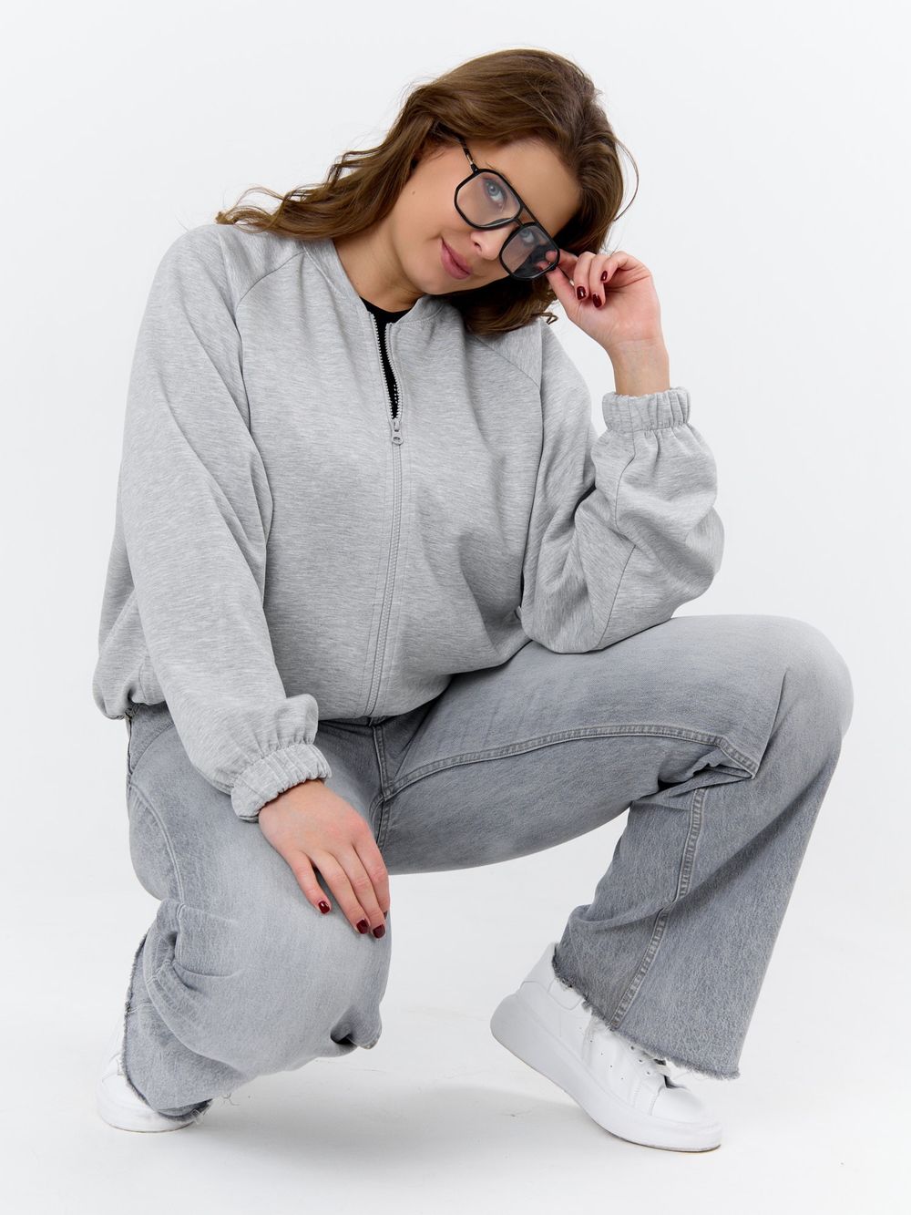 Бомбер Нео-1 Виотекс СЕРЫЙ МЕЛАНЖ