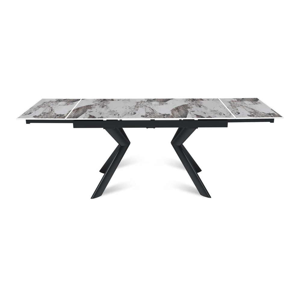 Стол раскладной Bridge (140+40+40), керамика глянцевая Pandora