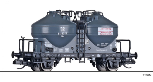 Вагон для перевозки силоса Zkz, DR, Ep.IV