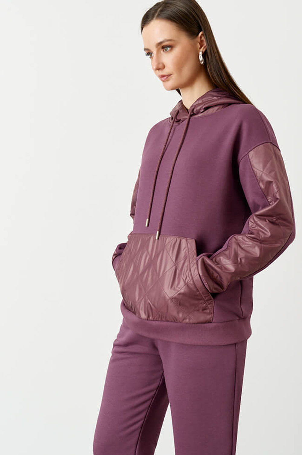 22719 Джемпер женский (пепельно-бордовый)