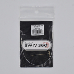 Лески SWIV360 small(S) от ChiaoGoo, 13 см. - 125 см., silver cable