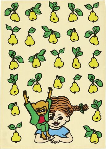 Полотенце кухонное Muurla Pippi Fruits, хлопок, 70 50 см, жёлтое