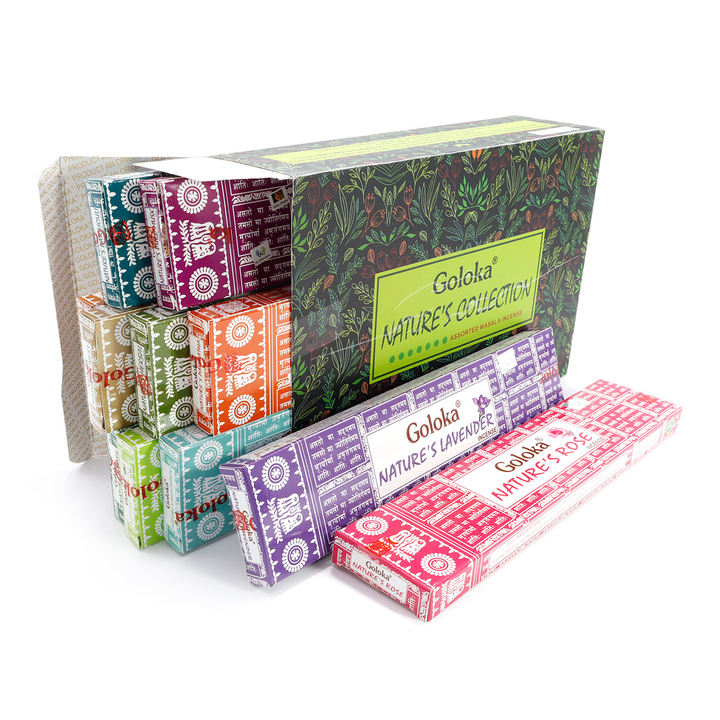 Goloka Natures Collection Благовоние-масала древесные аромат микс 15 г