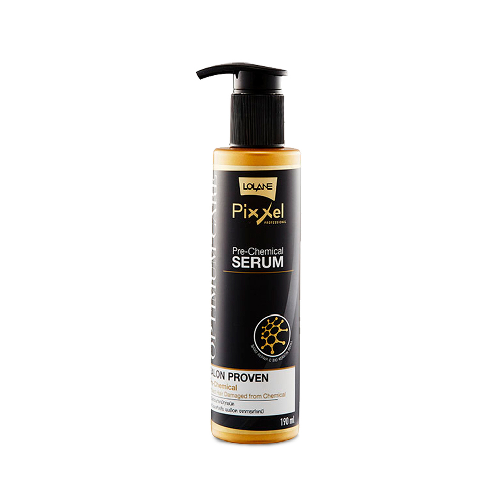 Сыворотка Lolane Pixxel Professional Pre-Chemical Serum Keratin Refill с кератином для восстановления волос перед окраской и завивкой 190 мл