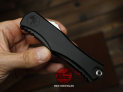 Нож Microtech HERA 2 D/E - темная рукоять, клинок стоунвош МТ20