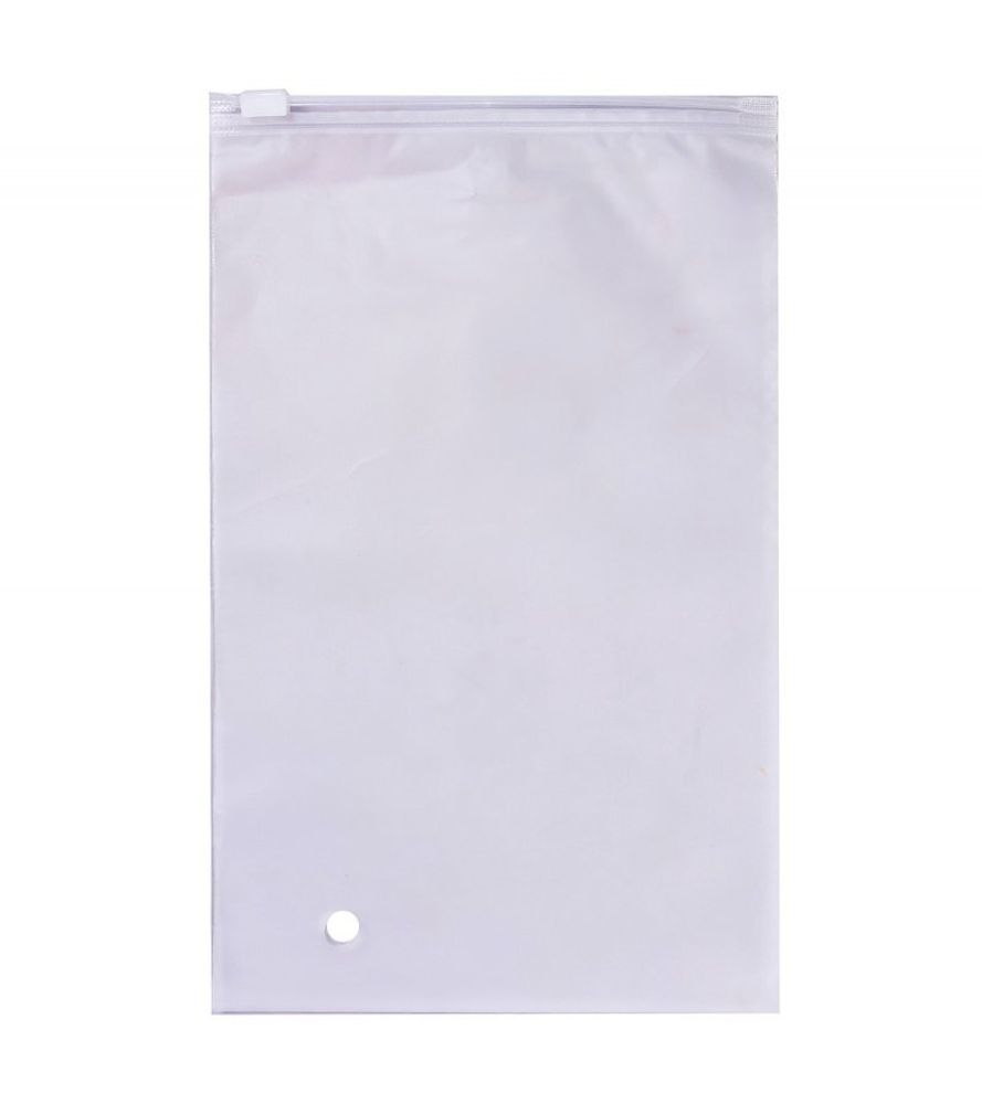 Пакет Зип Лок Zip Lock с бегунком, полуматовый, 35х40 см, 100 микрон (2 слоя)