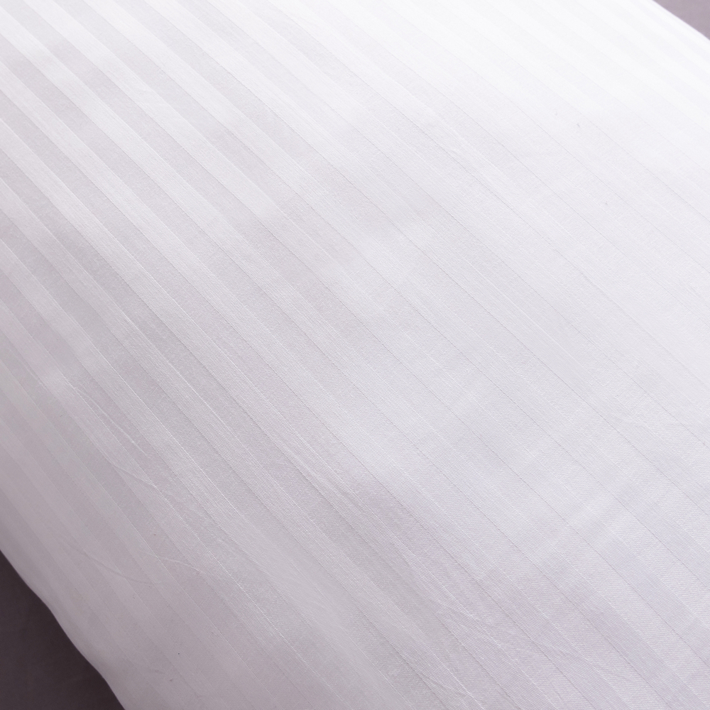 Наволочки Страйп Сатин Однотонный Отель белый 100% Хлопок 1x1 N1CTH03657