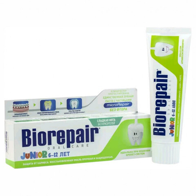 зубная паста Biorepair Junior 6-12 75ml