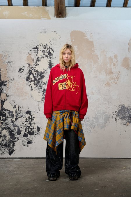 Худи DONSMOKE Split-Print Zip Hoodie